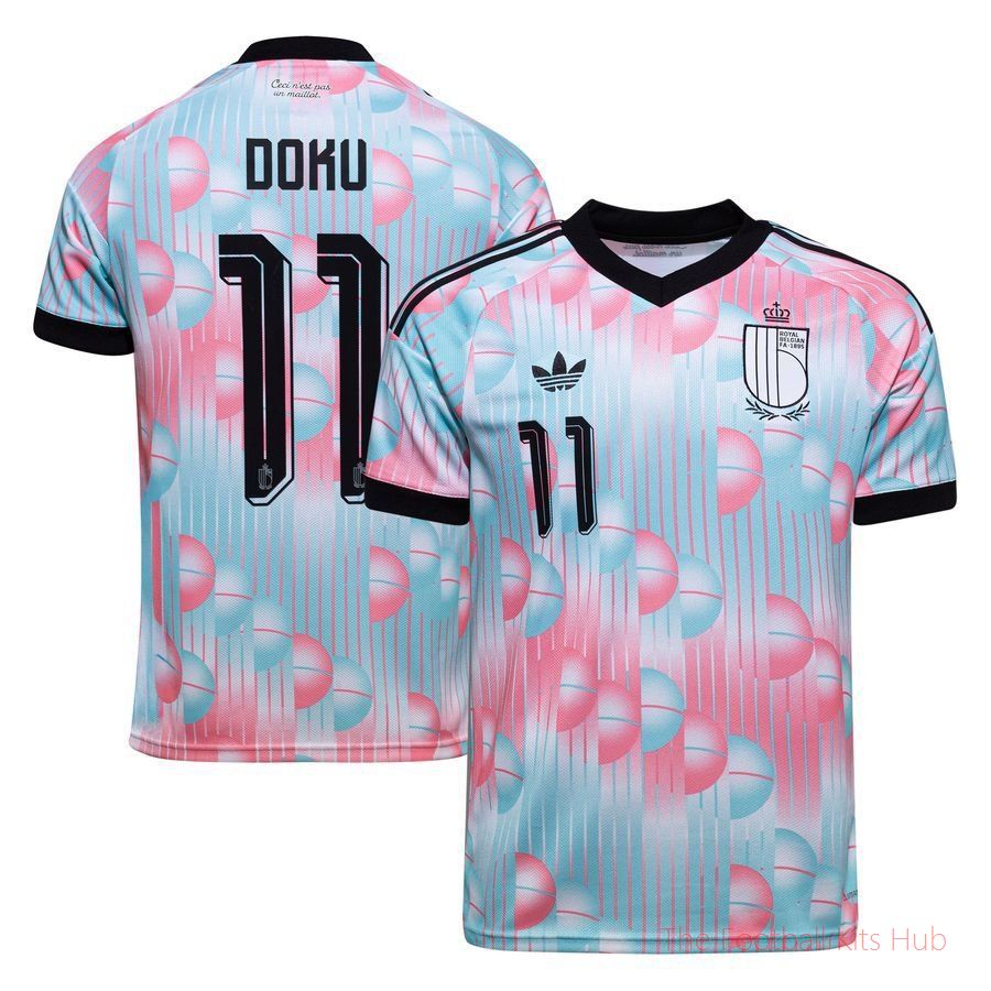 Belgium Away Shirt World Cup 2026 DOKU 11