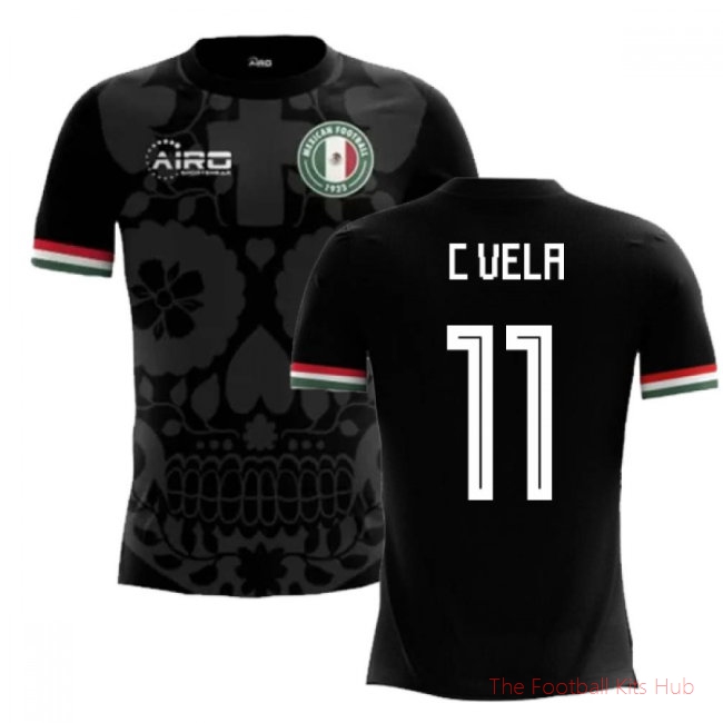 2025/26 Mexico Third Football Shirt (C.Vela 11) - Kids