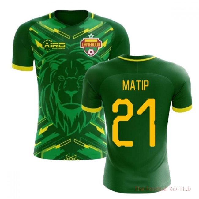 2025/26 Cameroon Home Football Shirt (Matip 21) - Kids