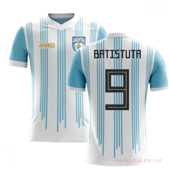 2025/26 Argentina Home Football Shirt (Batistuta 9) - Kids