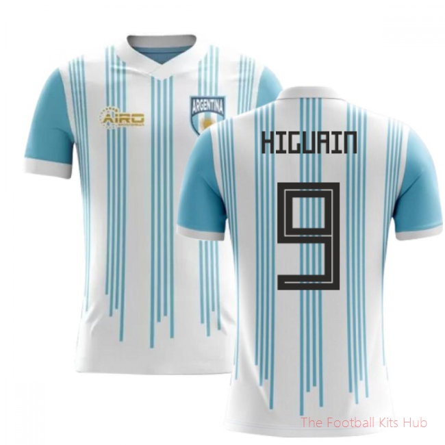 2025/26 Argentina Home Football Shirt (Higuain 9) - Kids