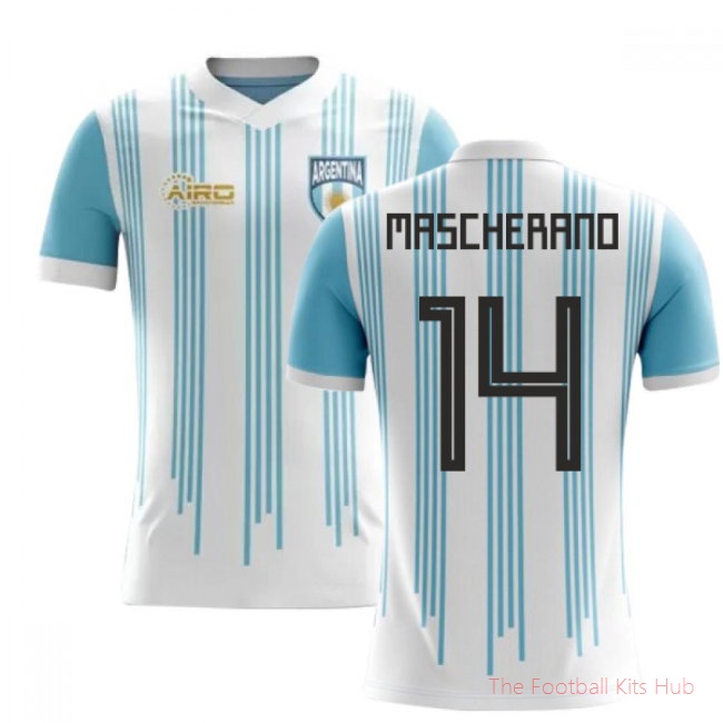 2025/26 Argentina Home Football Shirt (Mascherano 14) - Kids