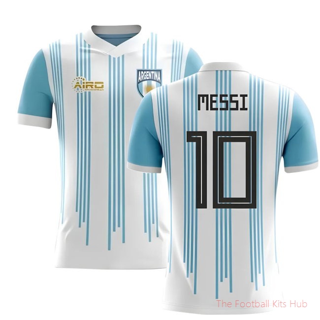 2025/26 Argentina Home Football Shirt (Messi 10) - Kids