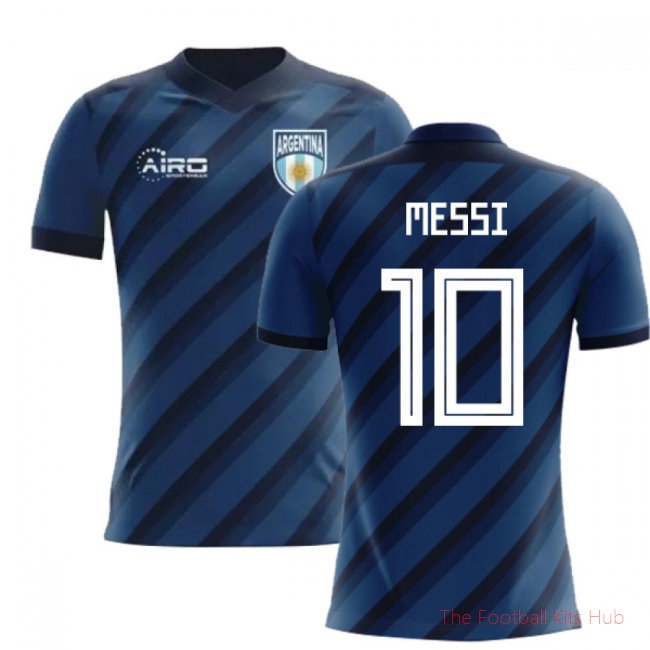 2025/26 Argentina Away Football Shirt (Messi 10) - Kids