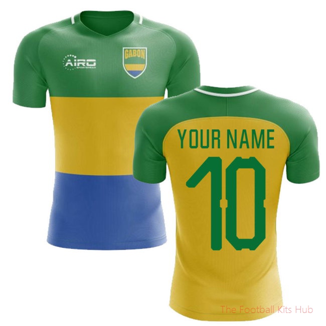 2025/26 Gabon Home Football Shirt (Your Name) -Kids