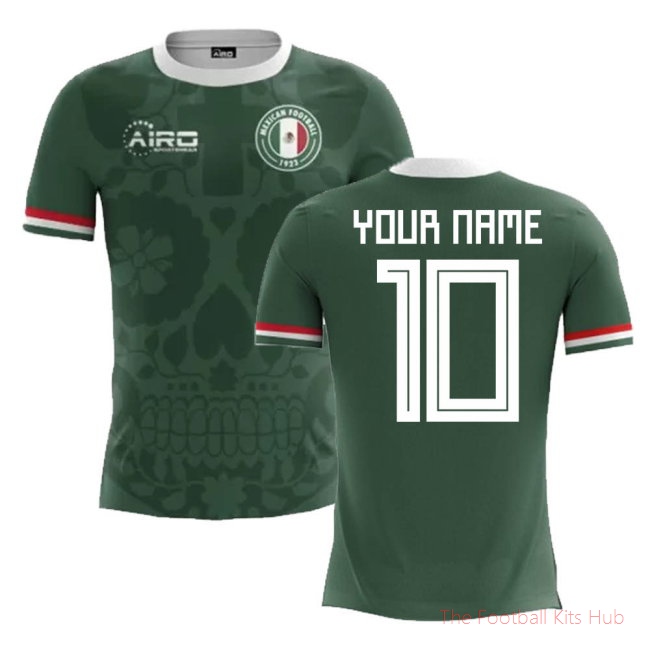 2025/26 Mexico Home Football Shirt (Your Name) -Kids