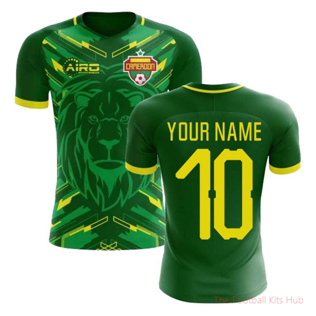 2025/26 Cameroon Home Football Shirt (Your Name) -Kids