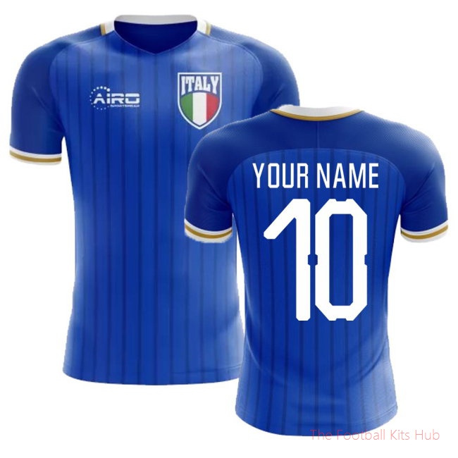 2025/26 Italy Home Football Shirt (Your Name) -Kids