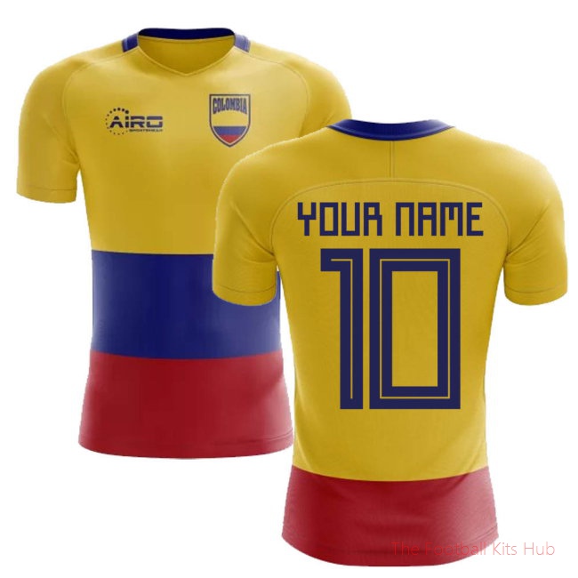 2025/26 Colombia Flag Football Shirt (Your Name)