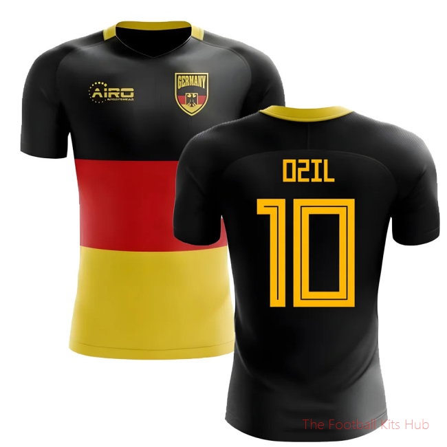 2025/26 Germany Flag Football Shirt (Ozil 10) - Kids