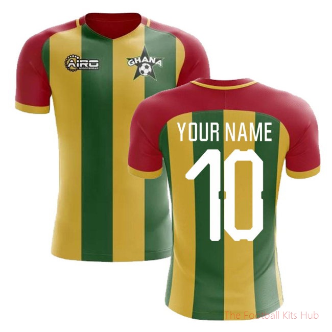 2025/26 Ghana Home Football Shirt (Your Name)