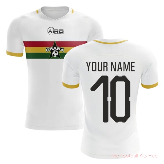 2025/26 Ghana Away Football Shirt (Your Name)