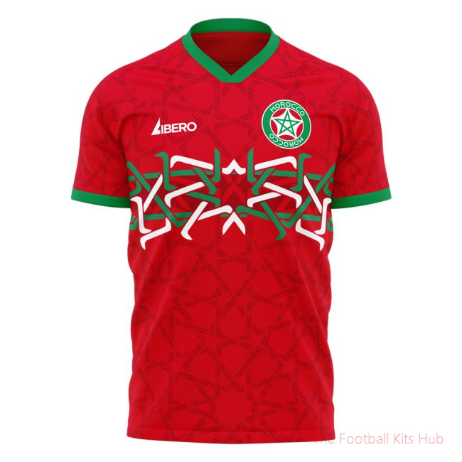 Morocco 2026/27 Home Kit (Libero) Adult Short Sleeve