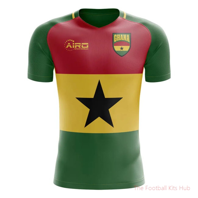 2025/26 Ghana Flag Football Shirt - Womens