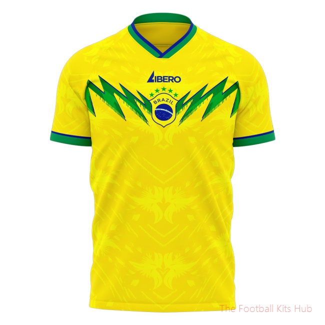 Brazil 2026/27 Home KIt (Libero) Adult Short Sleeve