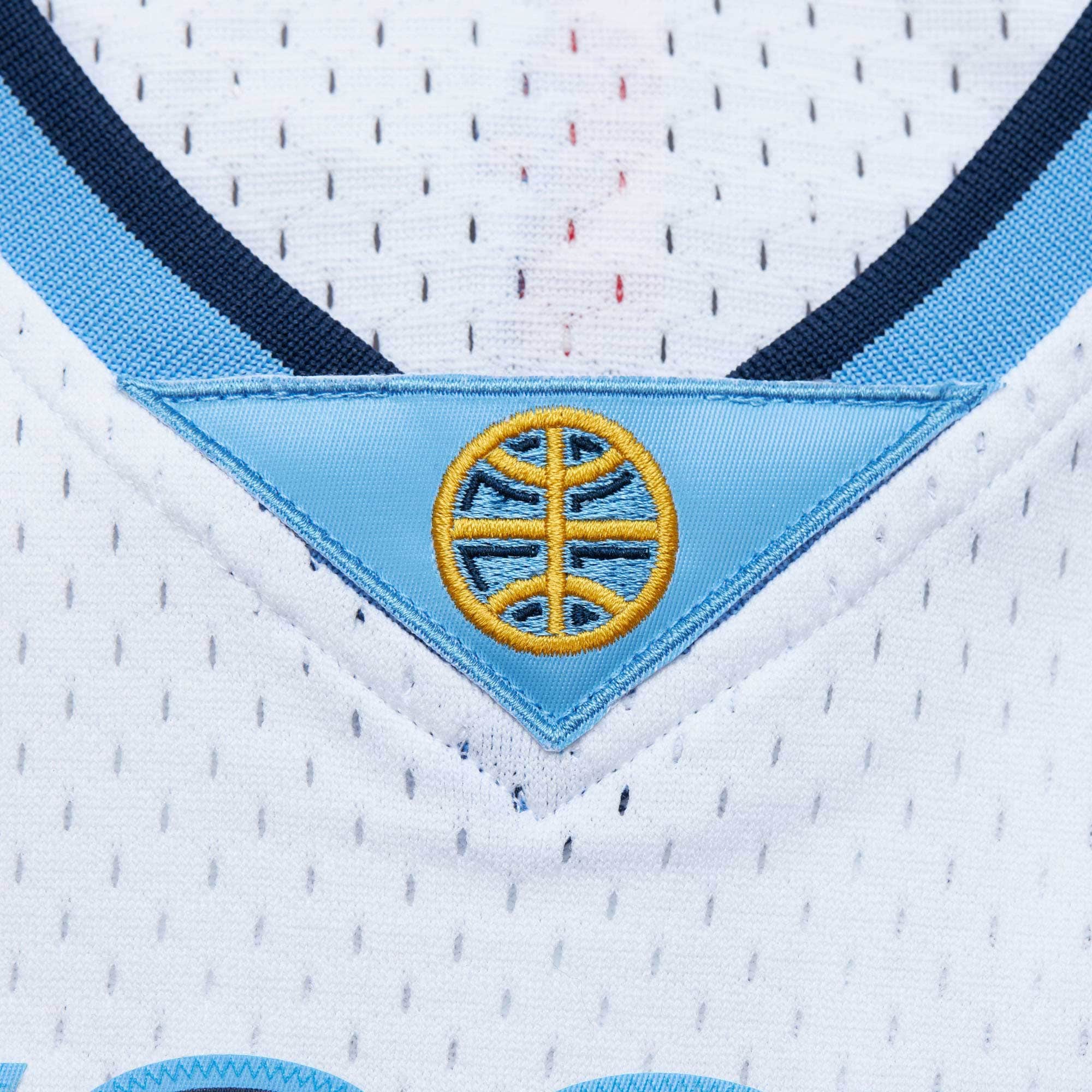 Nikola Jokic #15 Denver Nuggets 2016/17 Throwback Swingman Jersey - White - angle 4