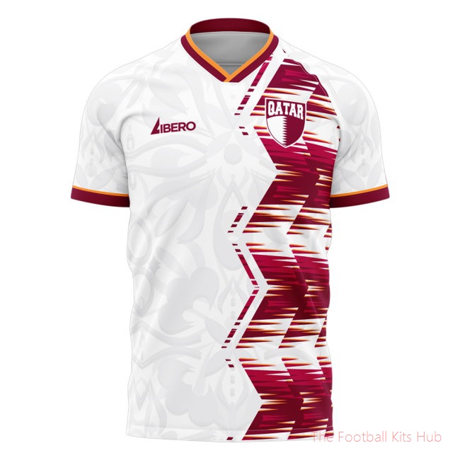 Qatar 2026/27 Away Kit (Libero) Adult Short Sleeve