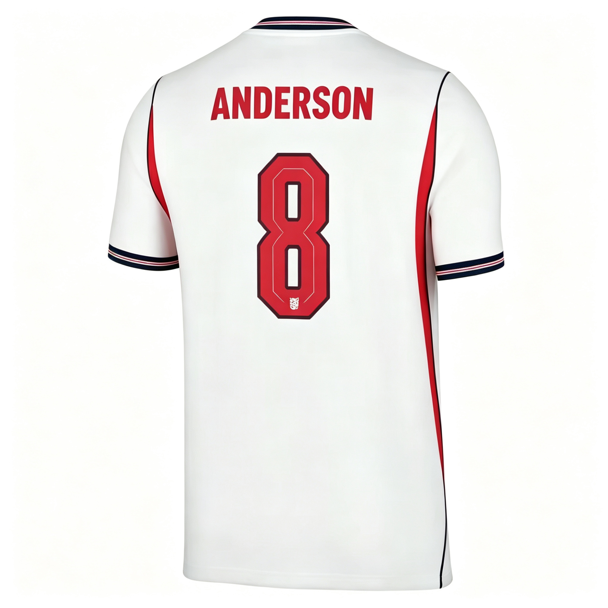 2026 World Cup England Elliot Anderson #8 Assist Home Jersey Jersey