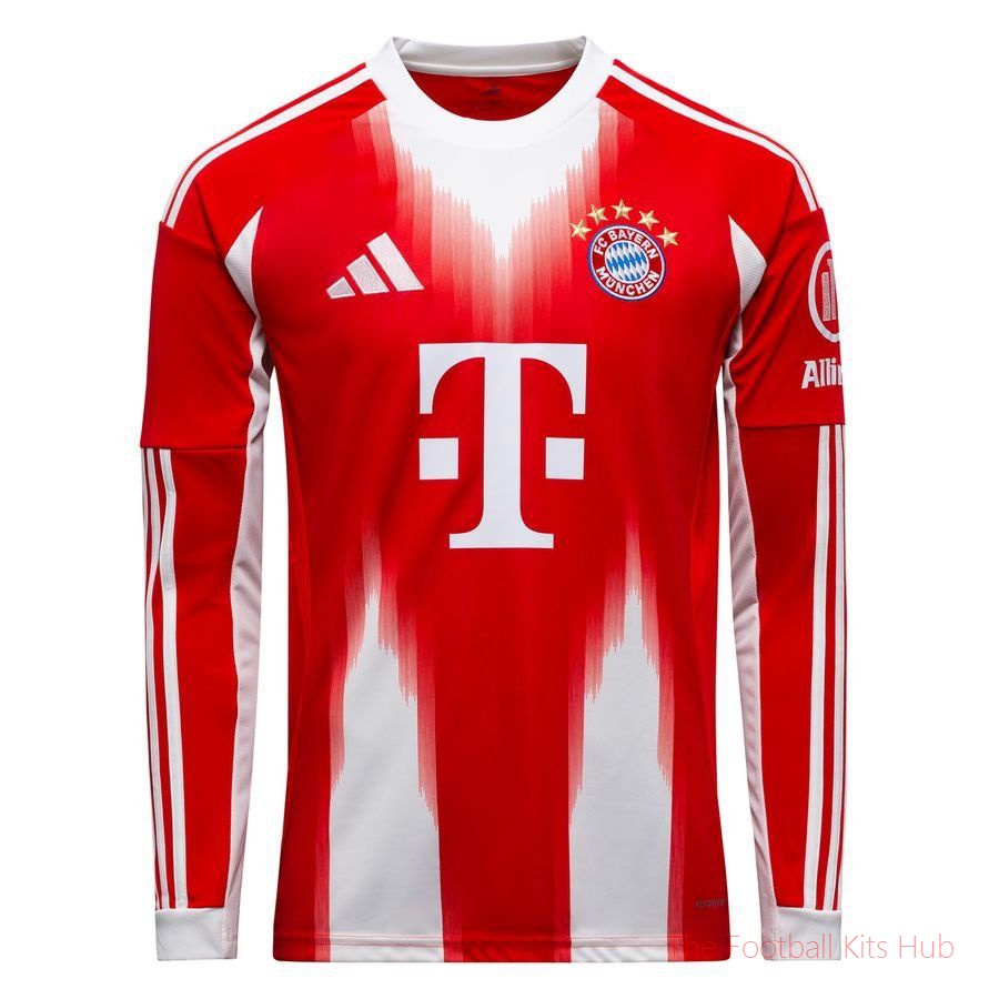 Bayern München Home Shirt 2025/26 Long Sleeves