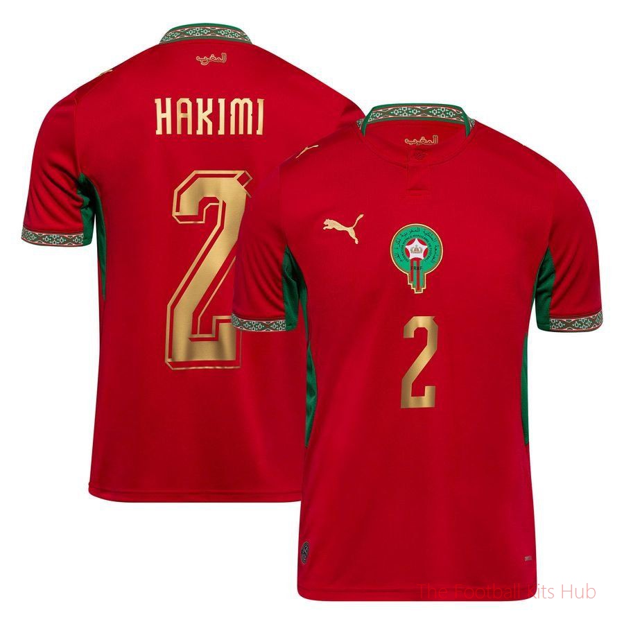 Morocco Home Shirt World Cup 2026 HAKIMI 2