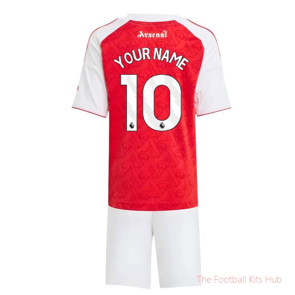2025/26 Arsenal Home Mini Kit Your Name