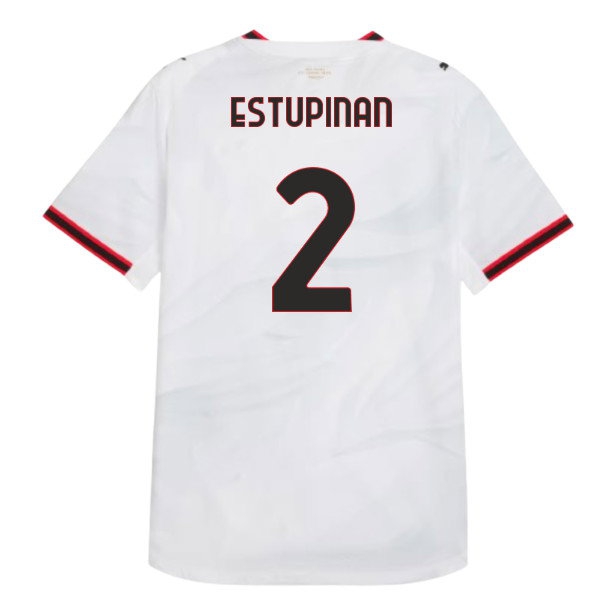 2026/27 AC Milan Shirt Away Authentic Uniform (Estupinan 2)