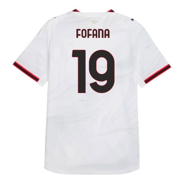 2026/27 AC Milan Shirt Away Authentic Uniform (Fofana 19)