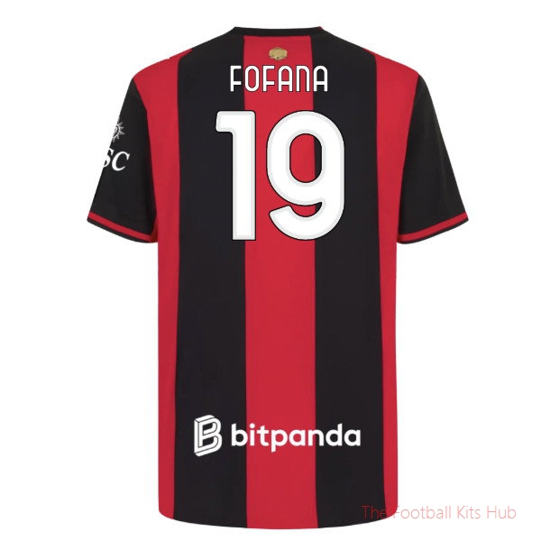 2026/27 AC Milan Authentic Home Shirt Fofana 19
