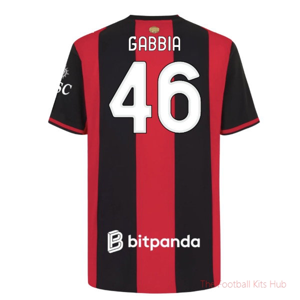 2026/27 AC Milan Authentic Home Shirt Gabbia 46
