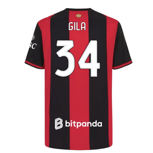 2026/27 AC Milan Shirt Home Authentic Uniform (Gila 34)