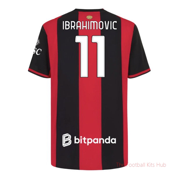 2026/27 AC Milan Authentic Home Shirt Ibrahimovic 11