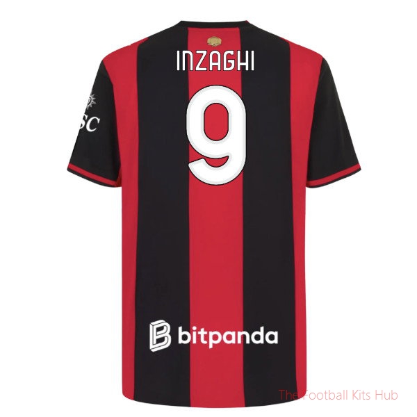 2026/27 AC Milan Authentic Home Shirt Inzaghi 9