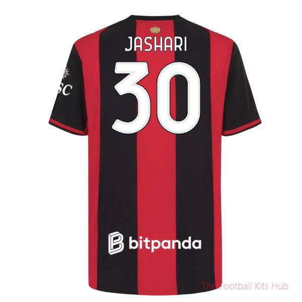 2026/27 AC Milan Authentic Home Shirt Jashari 30