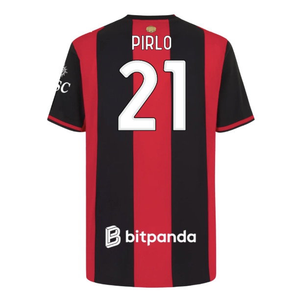 2026/27 AC Milan Shirt Home Authentic Kit (Pirlo 21)