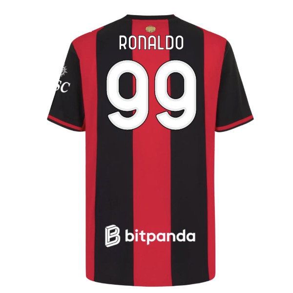 2026/27 AC Milan Shirt Home Authentic Kit (Ronaldo 99)