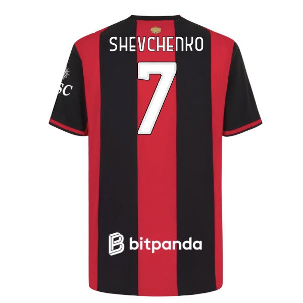 2026/27 AC Milan Shirt Home Authentic Uniform (Shevchenko 7)