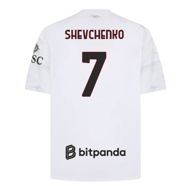 2026/27 AC Milan Shirt Away Uniform (Shevchenko 7)