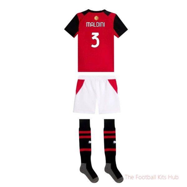 2026/27 AC Milan Home Mini Kit Maldini 3