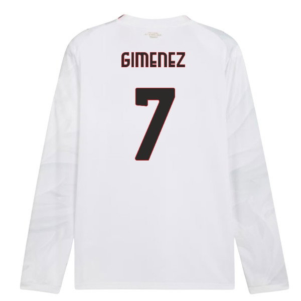 2026/27 AC Milan Long Sleeve Shirt Away Uniform (Gimenez 7)