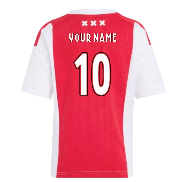 2026/27 Ajax Little Mini Kit Name) Home Boys Kit (Your