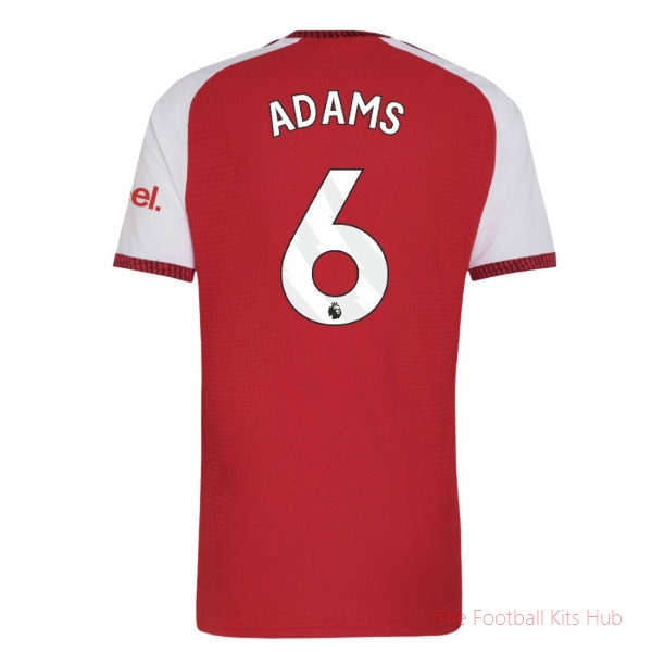 2026/27 Arsenal Authentic Home Shirt Adams 6