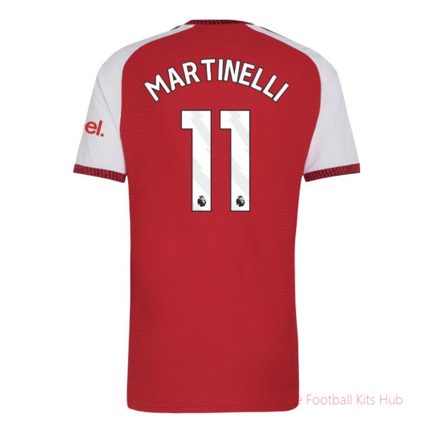 2026/27 Arsenal Authentic Home Shirt Martinelli 11