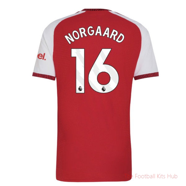 2026/27 Arsenal Authentic Home Shirt Norgaard 16
