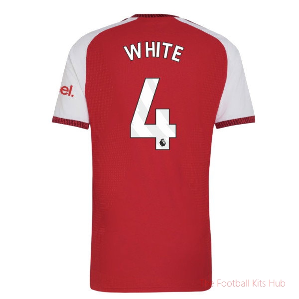 2026/27 Arsenal Authentic Home Shirt White 4