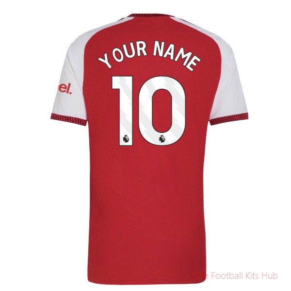 2026/27 Arsenal Authentic Home Shirt Your Name