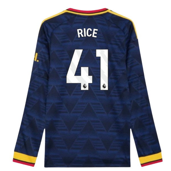 2026/27 Arsenal Long Sleeve Shirt Away Authentic (Rice 41)