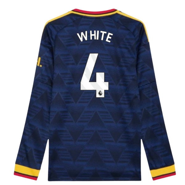 2026/27 Arsenal Long Sleeve Shirt Away Authentic (White 4)
