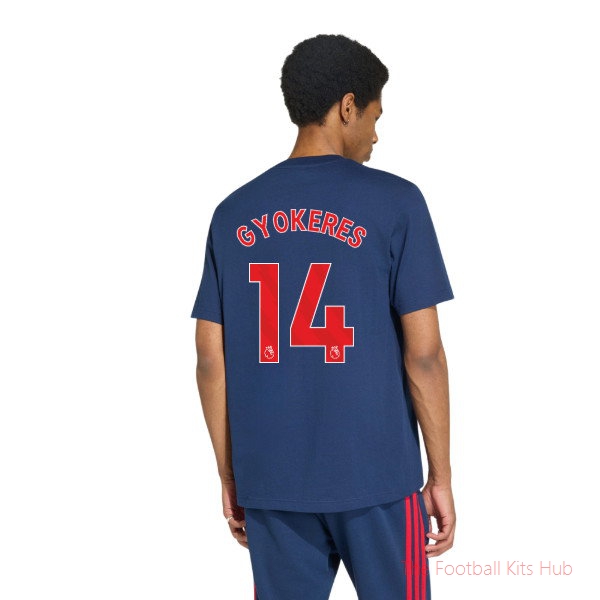 2026/27 Arsenal DNA Graphic Tee Navy Gyokeres 14