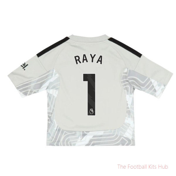 2026/27 Arsenal Home Goalkeeper Mini Kit Grey Raya 1