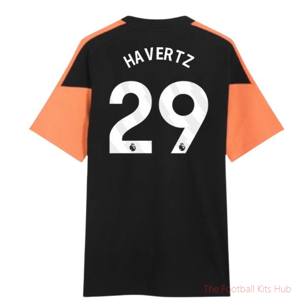 2026/27 Arsenal Training Tee Black Havertz 29